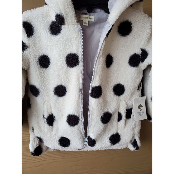 Tucker +Tate poko dot faux fur Jacket - Picture 4 of 6